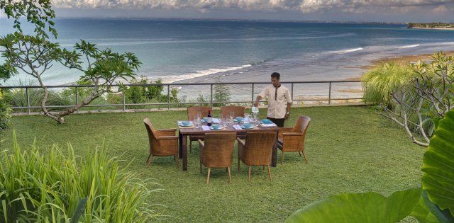 Villa The Luxe Bali, Dinner avec vue sur océan